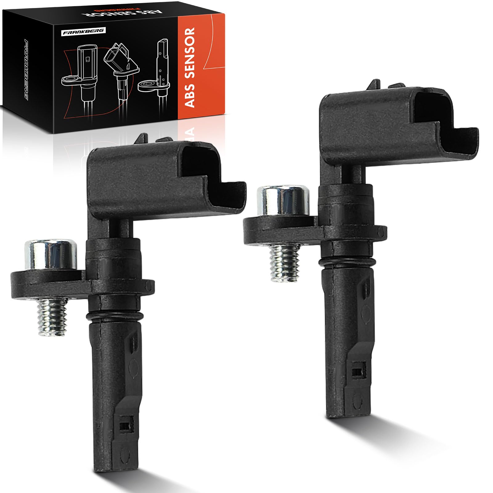 Frankberg 2x Sensori Velocità Ruota Sensore ABS 2-Poli Compatibile con Proace Bus MDZ Spacetourer Bus V TR.A.Veller Bus V Vivaro C Combi K0 Zafira Life Bus K0 Replace# 9806041680