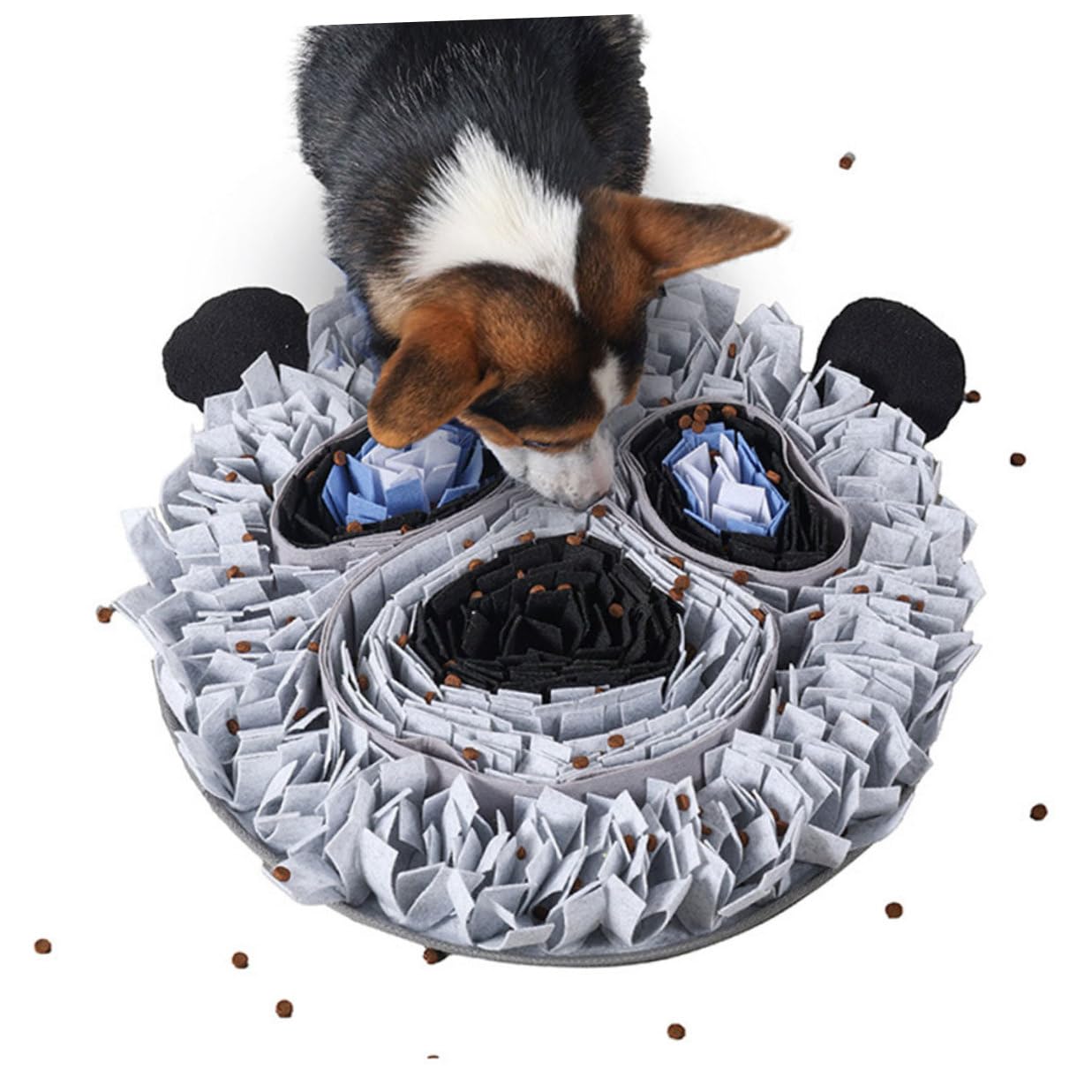 SHINEOFI Panda Schnüffelmatte Für Hunde 50x50cm Aus Langlebigem Material Mit Rutschfestem Boden Interaktives Futtermatte Training Zur Fettleibigkeitsvorbeugung Im Haustierbedarf