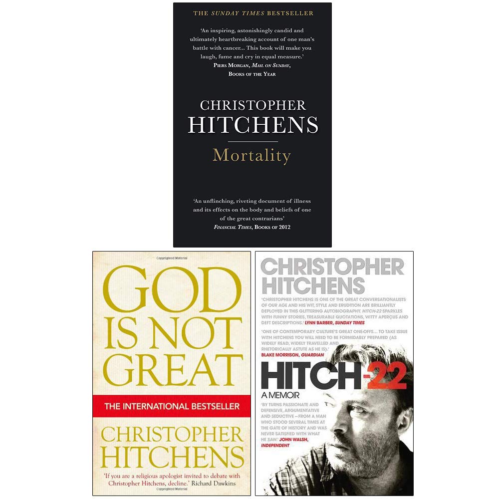 Christopher Hitchens Collection 3 Books Set (Mortality, God Is Not