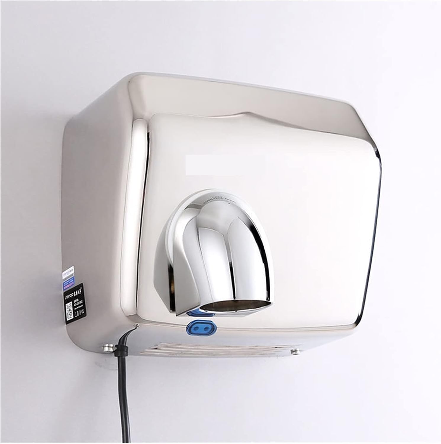 Automatic High Speed Hand Dryer, 2300W Automatic Hand Dryer Bathroom Appliances Fast Dry Stainless Steel Automatic Sensor Electric Hand Dryer Machine