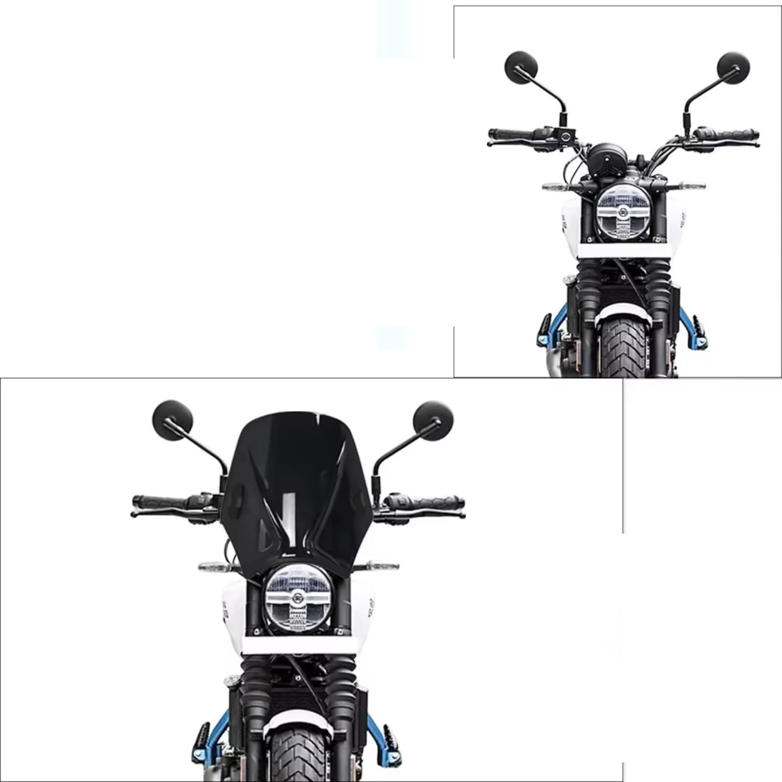 Parabrezza Moto Compatibile Con Guerrilla450 Parabrezza Copertura Protettiva Per Moto Deflettore Accessori Per Parti Del Per Anteriore | Clear