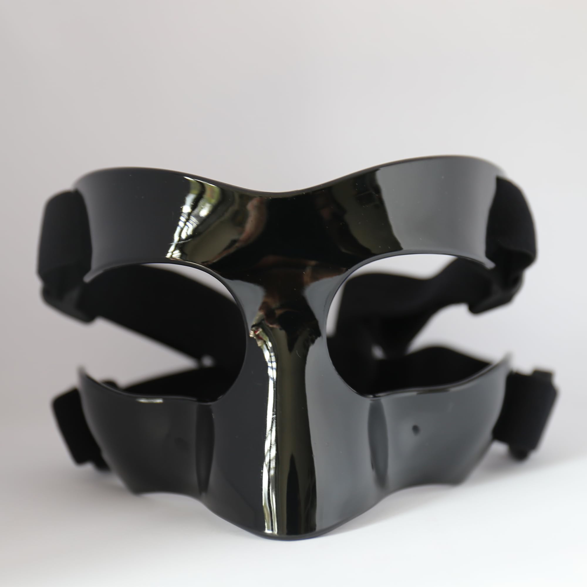 Maschera Protettiva Naso, Regolabile Maschera Protettiva Traspirante con Imbottitura, Adatto agli Adolescenti, Sport Basket Calcio Accessori, Full-frame Nero
