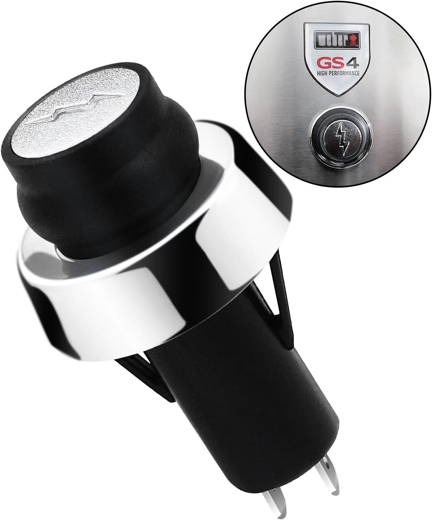 66220 ウェーバー用イグナイタースイッチ、Weber Genesis II&Spirit IIグリル用GS4イグナイターボタン(2017年以降)、E/S-210 310 410 315 335 330 435、ウェバー45010001用グリルイグナイタープッシュボタン交換用