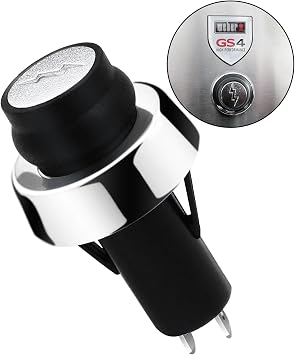 66220 Igniter Switch for Weber, GS4 Igniter Button for Weber Genesis II & Spirit II Grills 2017-Newer, as E/S-210 310 410 315 335 330 435, Grill Igniter Push Button Replacement for Weber 45010001