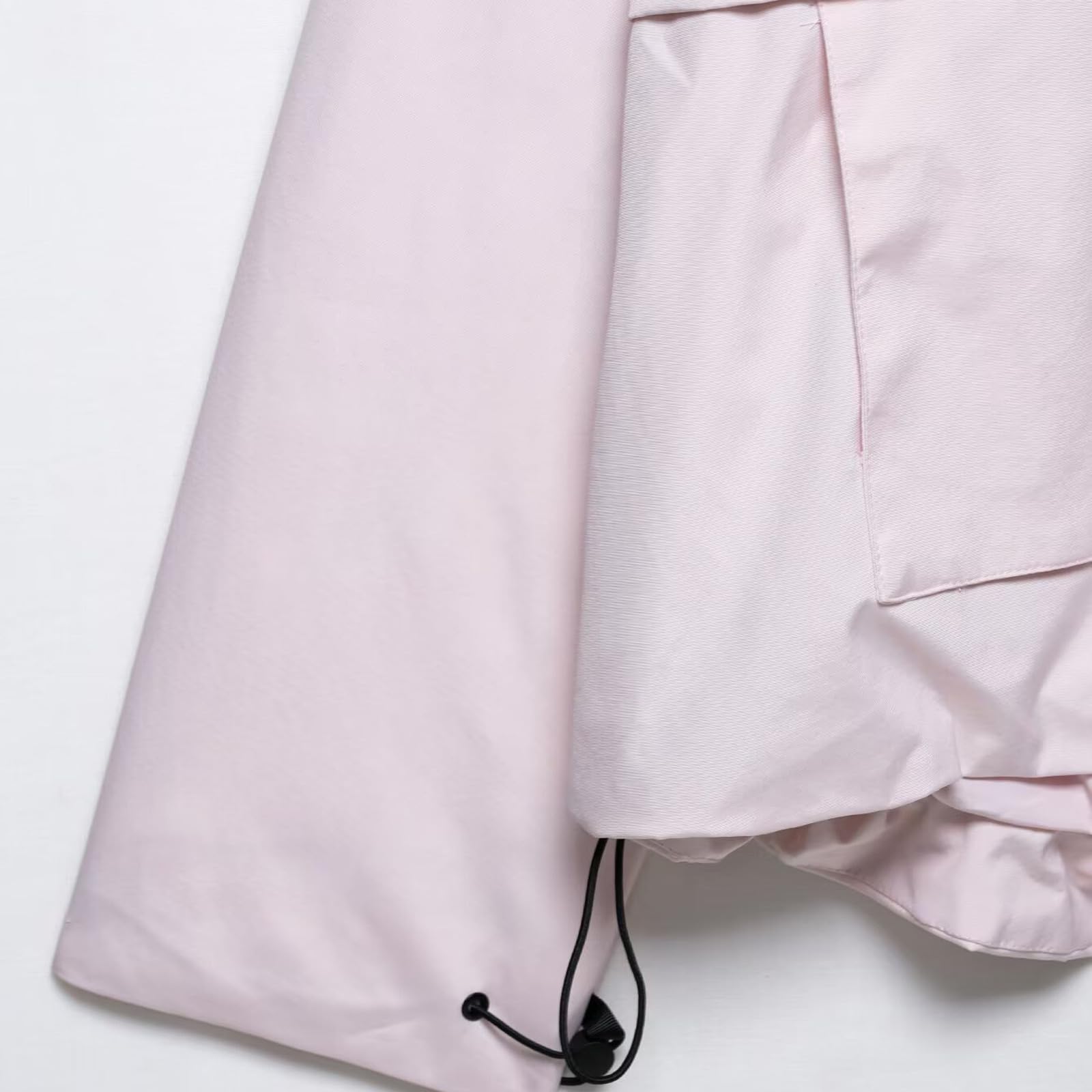 Générique Veste Imperméable Femme À Capuche Veste Mi-Saison avec Fermeture À Glissière Manteaux et Blouson De Randonnée Coupe-Vent Anti-Pluie Léger Couleur Unie Manteau d'alpinisme en Plein