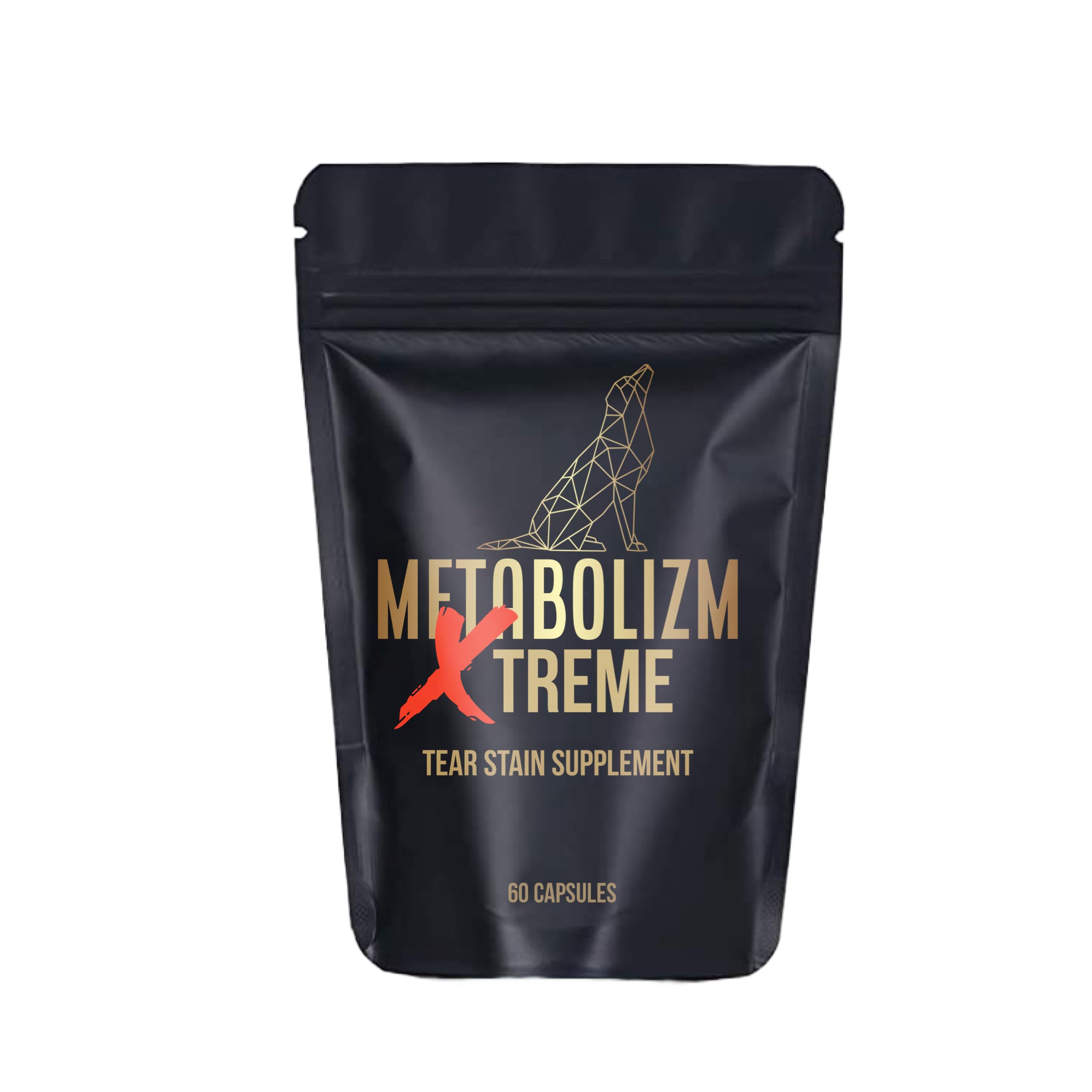 Metabolizm Xtreme Tear Stain Remover for Dogs – 60 Vegetarian Capsules | Reduces Tear Stains & Eye Watering | Promotes Bright Clear Eyes and a Healthy Shiny Coat