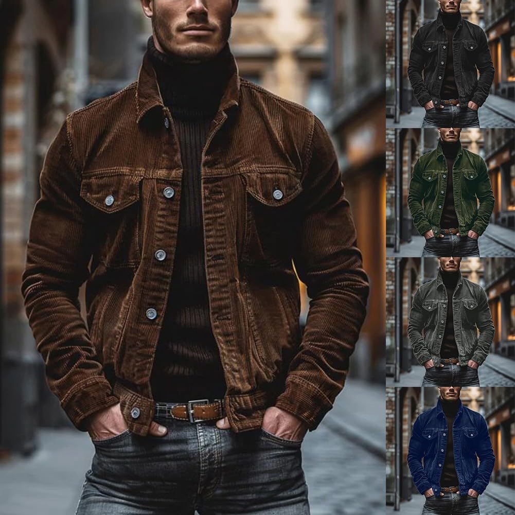 Giacca Da Uomo In Velluto A Coste Con Doppio Petto Slim Fit Giacca Da Smoking A Doppia Spacco Da Sposa