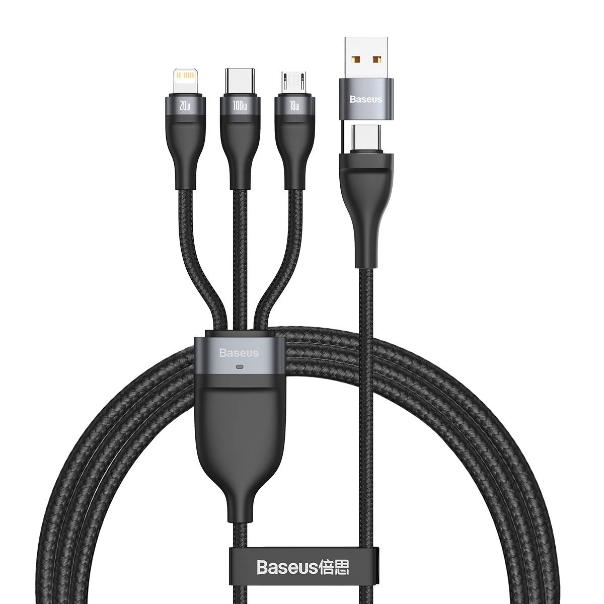See full amazon price history chart for Baseus Flash Series II Two-for-three Charging Cable U+C to M+L+C 100W 1.2m Black Baseus Flash Series II Two-for-three Charging Cable U+C to M+L+C 100W 1.2m Black (B0BHT6RL6H) Amazon Price History, Amazon Price Tracker
