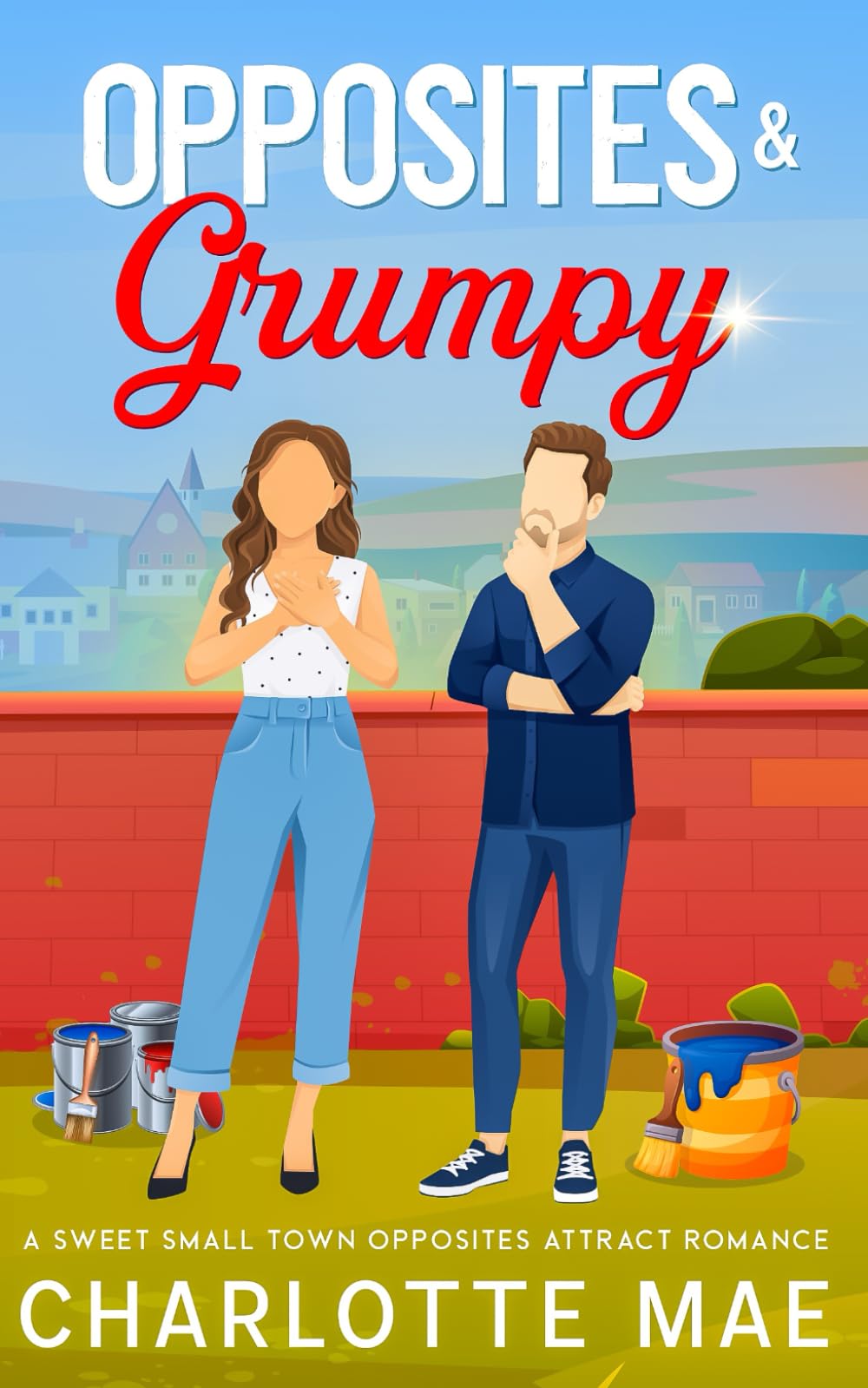 Opposites & Grumpy: A Sweet Small Town Opposites Attract Romance (& Grumpy - The Redbud Ridge Romances)