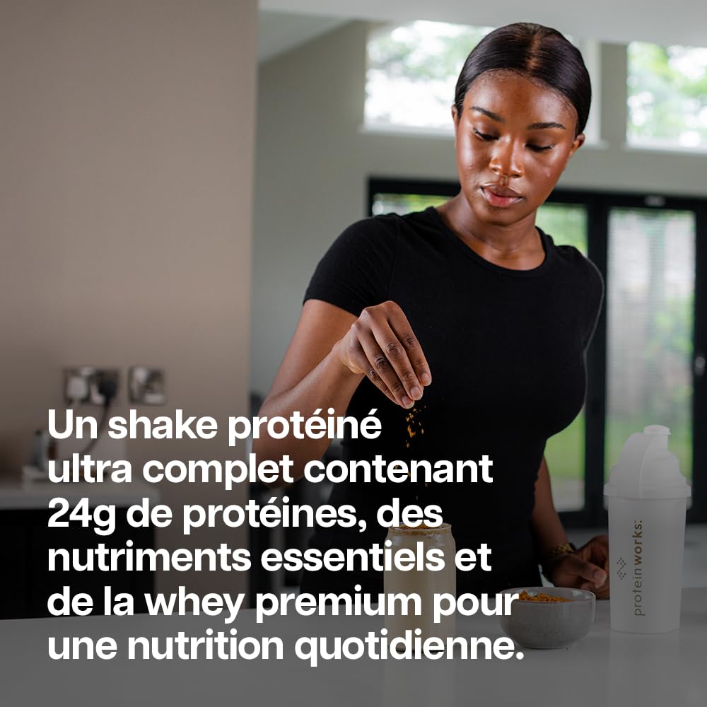Protein Works | Whey Protein 360 - PLATINUM Innovation, Protéines Whey Isolate, Electrolytes Ajoutés, Enzymes Digestives, Omega 3, Sans Sucres Ajoutés, Chocolat Onctueux, 17 Portions, 600 g