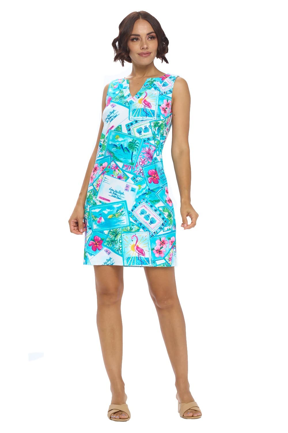 Aryeh Sleeveless V-Neck Dress
