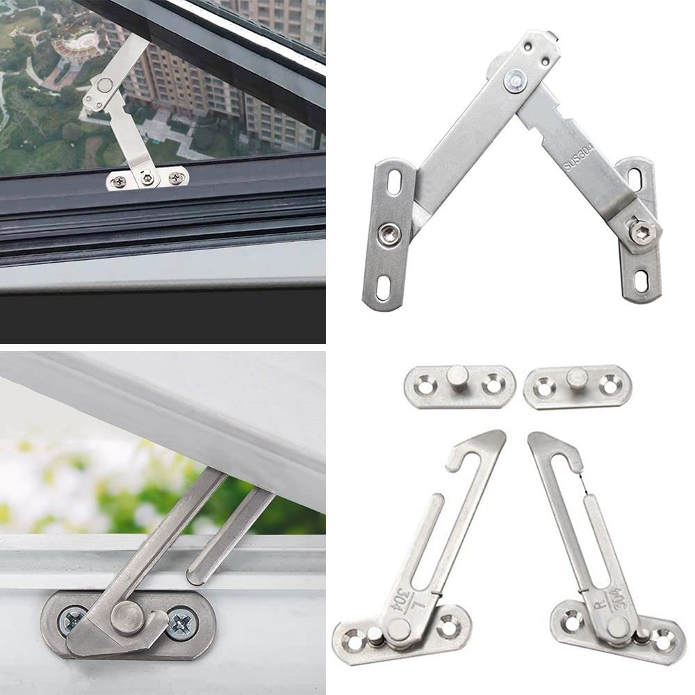 Casement Window Restrictor Heavy Duty Window Frame Houder Ventilatie Casement Window Meubels Hardware Window Frame Roestvrij Staal