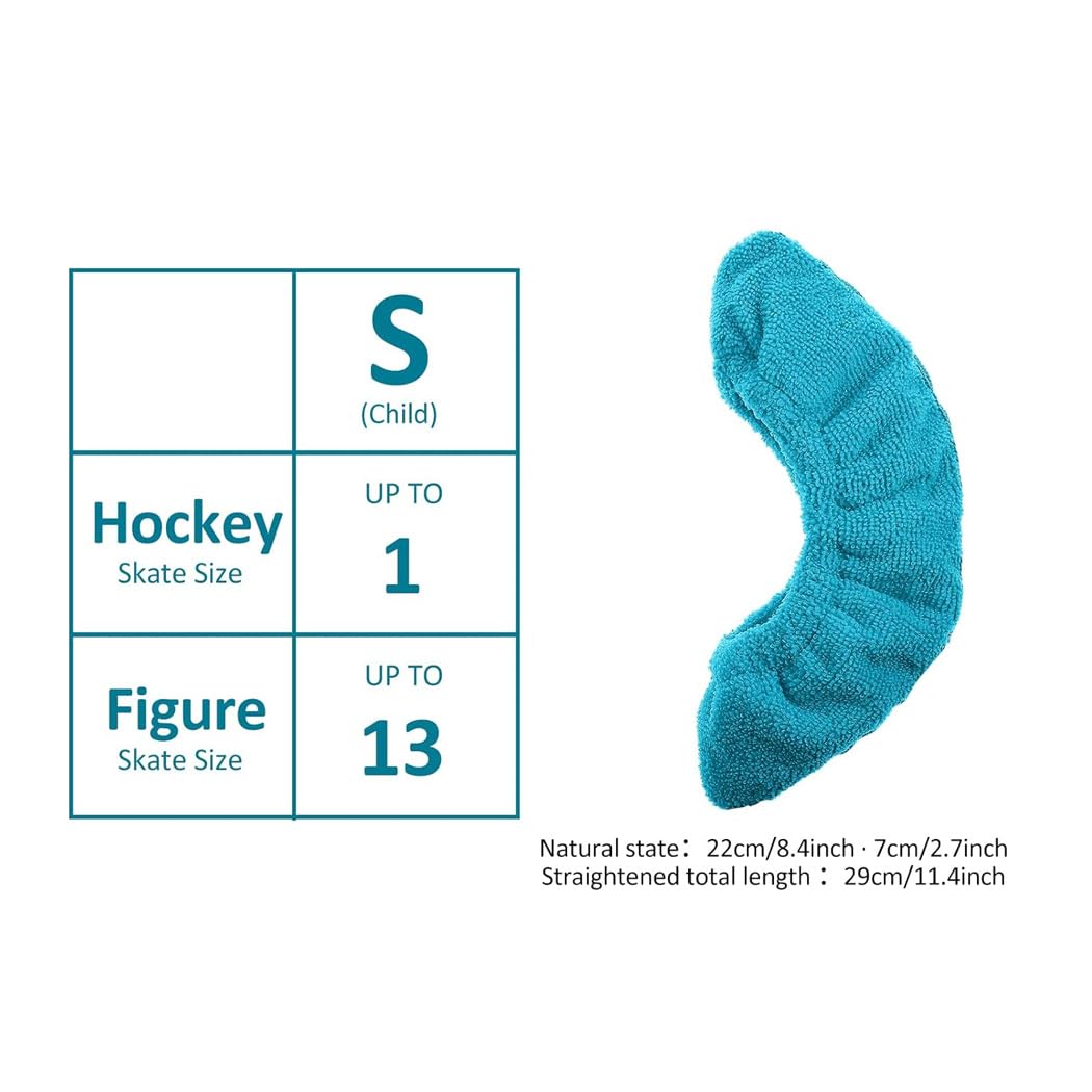 1 par de protectores de cuchillas para patines de hielo, elásticos, para mujer, hombre, niños, patinaje sobre hielo