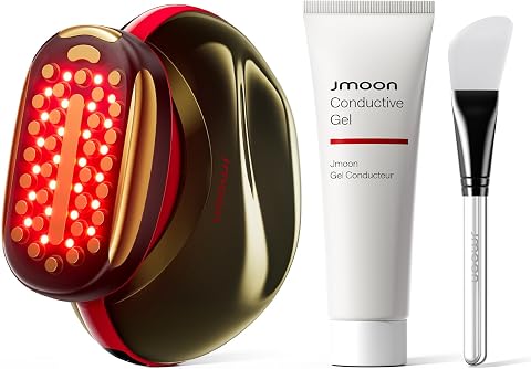 JMOON by Ulike Microcurrent Facial Device with Red Light Therapy