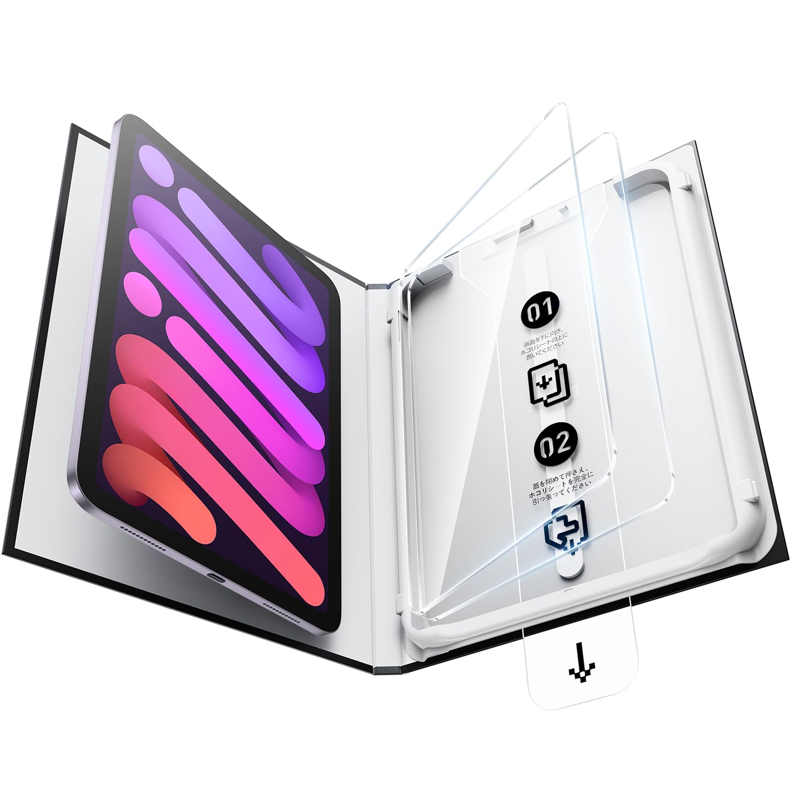 SMARTDEVIL 2 Stück Schutzfolie für iPad (JP-ipad Mini76)
