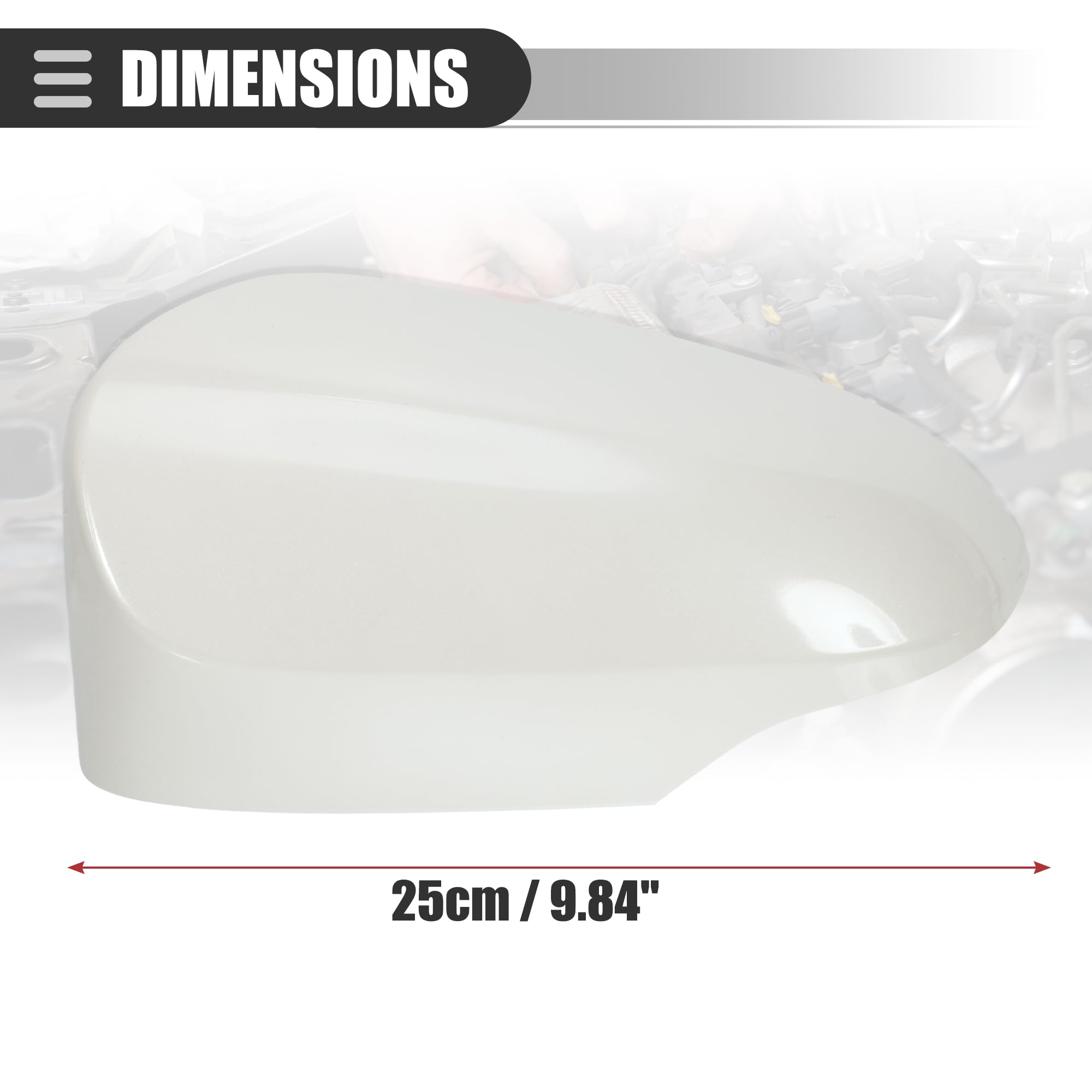 A ABSOPRO Couverture Rétroviseur Latéral Gauche Pour Toyota Yaris 12-19 1pc