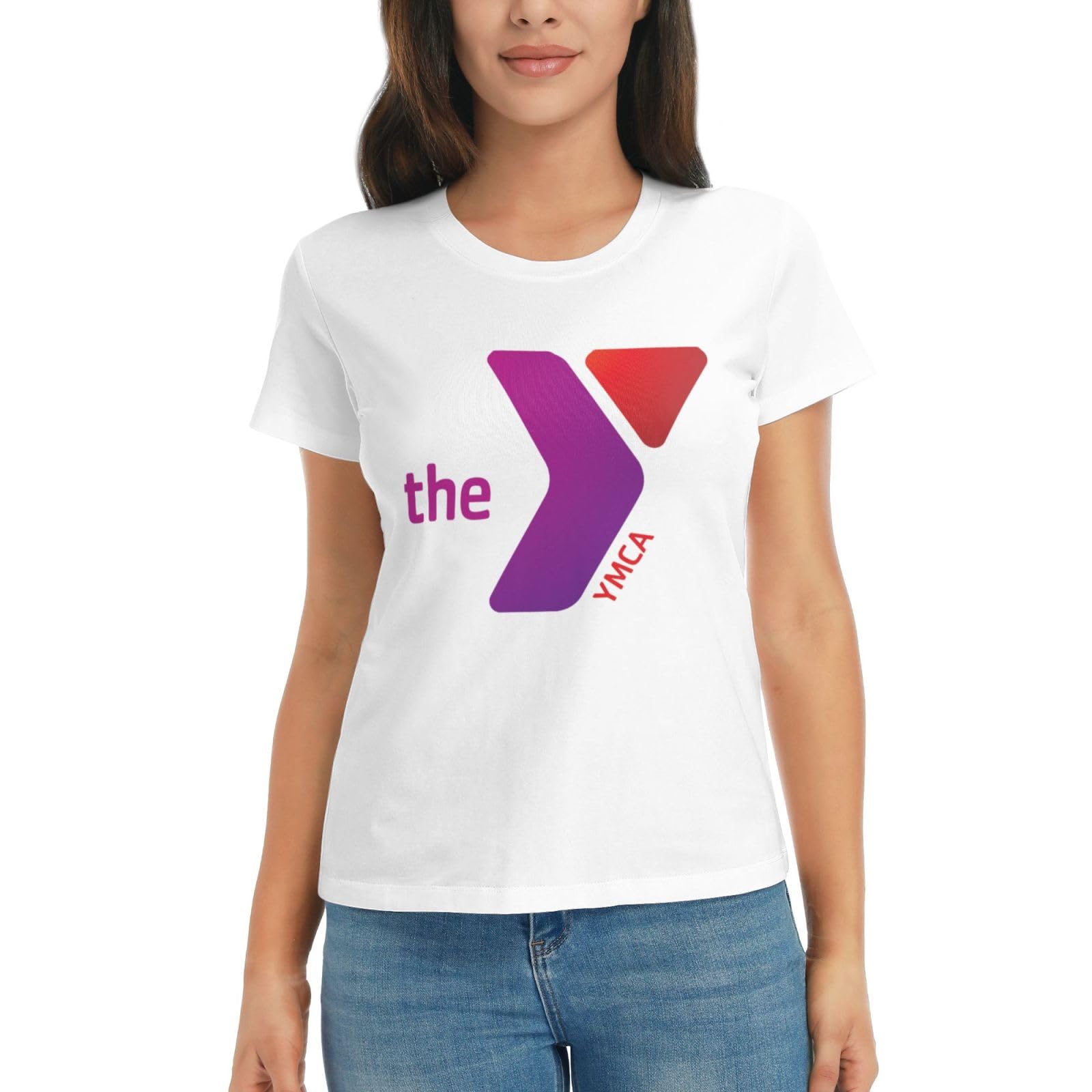 YMCA Women's Short-Sleeved T-Shirt Short-Shirts for Women