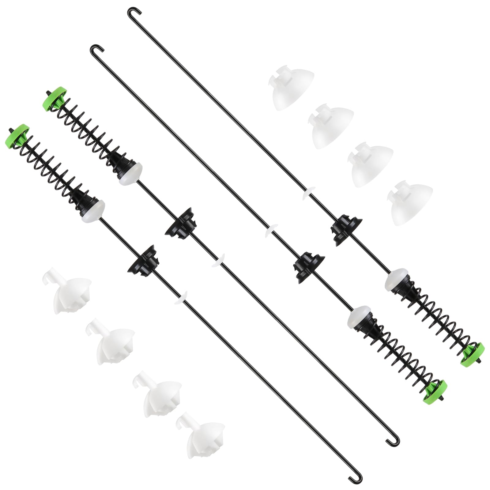 Photo 1 of 2026 Upgrade W11130362 WTW5000DW1 WTW5000DW2 WTW5000DW3 MVWX655DW1 MVWC565FW1 MVWC565FW2 Washer Suspension Rod Kit for Whirlpool Maytag Kenmore, Replace W10594080 W10735786 W10748956