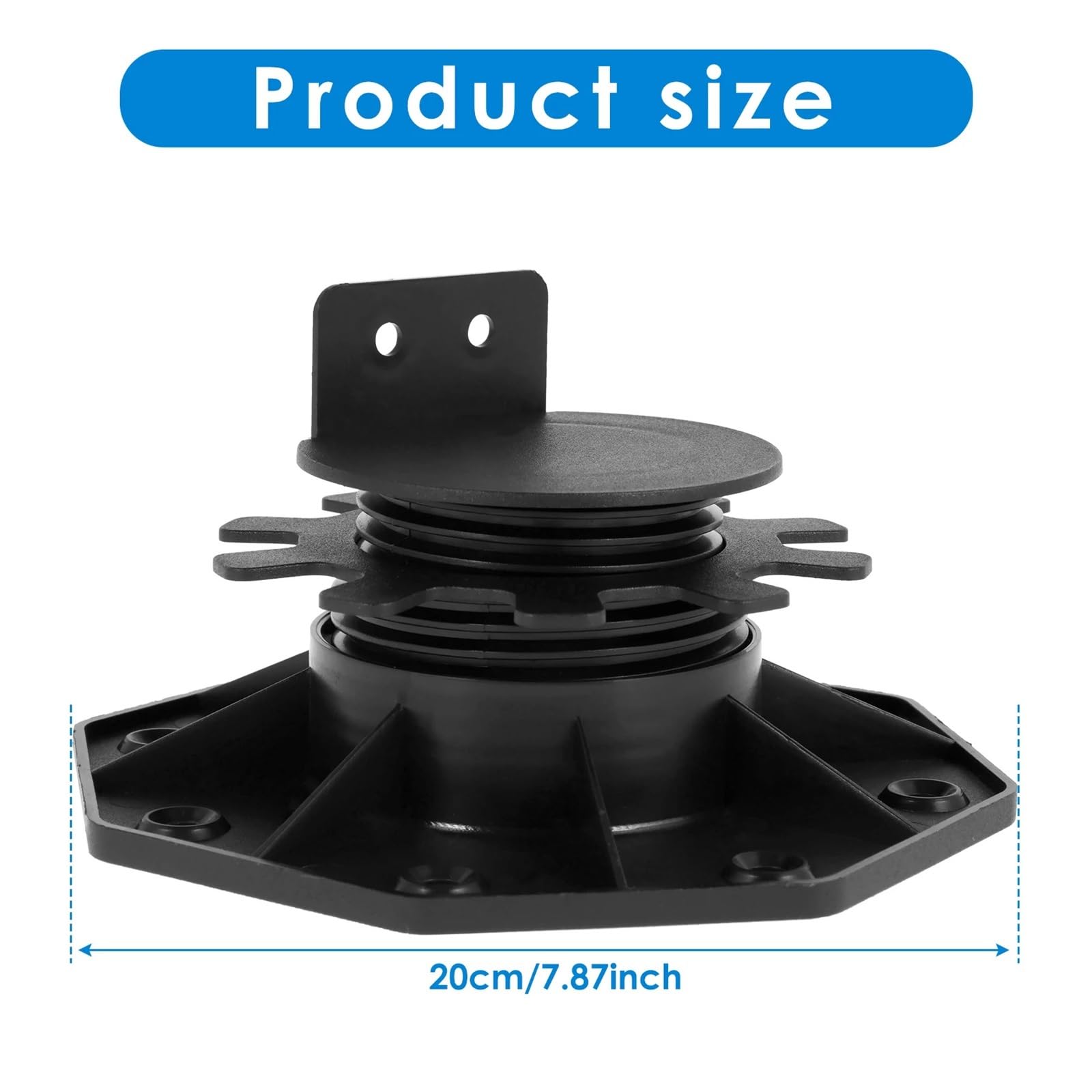 Terrassenständer, Deck Support Pedestals 5 Pcs Adjustable Height 30-140cm(30 to 60cm)