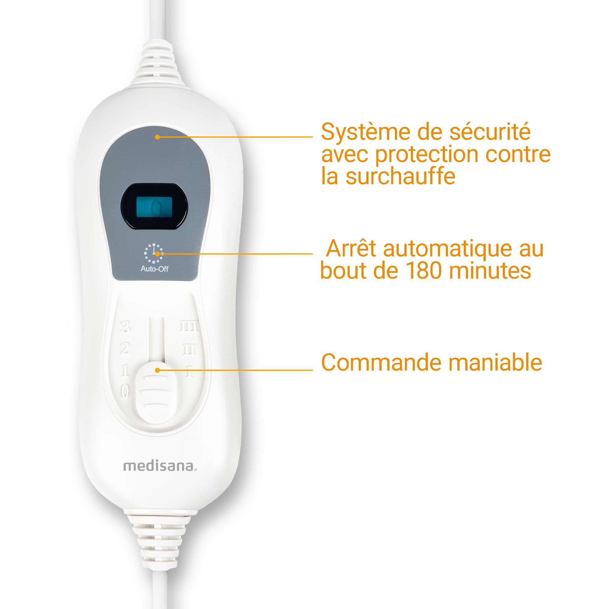 Medisana HU 665 couverture chauffante, surmatelas électrique 150x80 cm