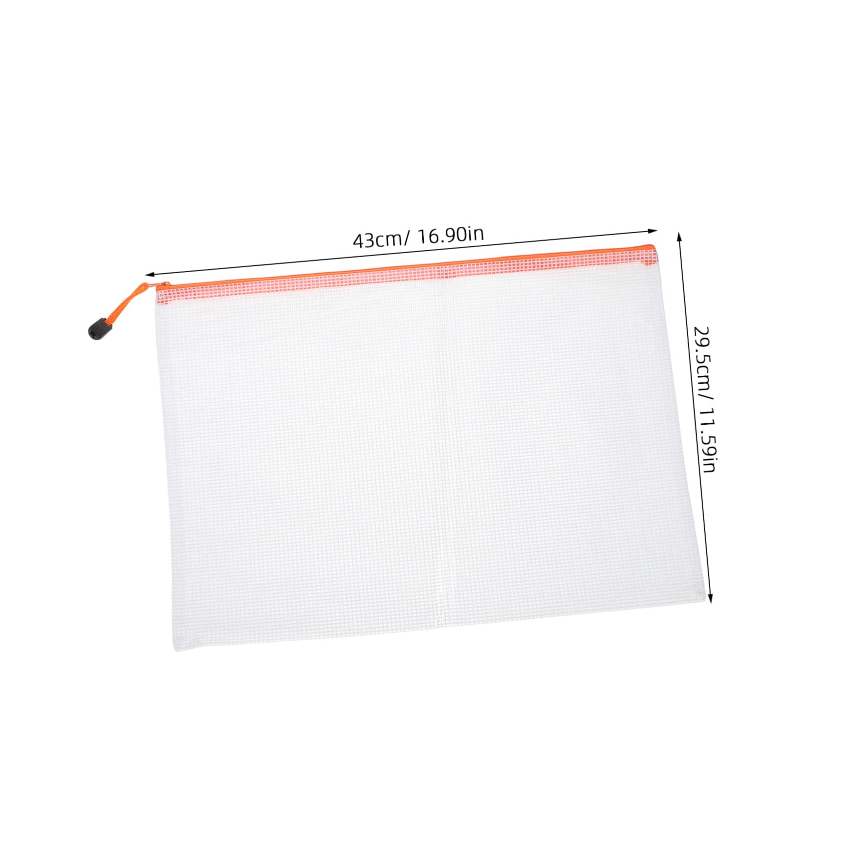 16 pezzi Buste Trasparenti con Zip Impermeabili Borse Organizer Colorate per Documenti Ufficio e Scuola Sacchetti Portadocumenti in Mesh per Archivio e Giochi