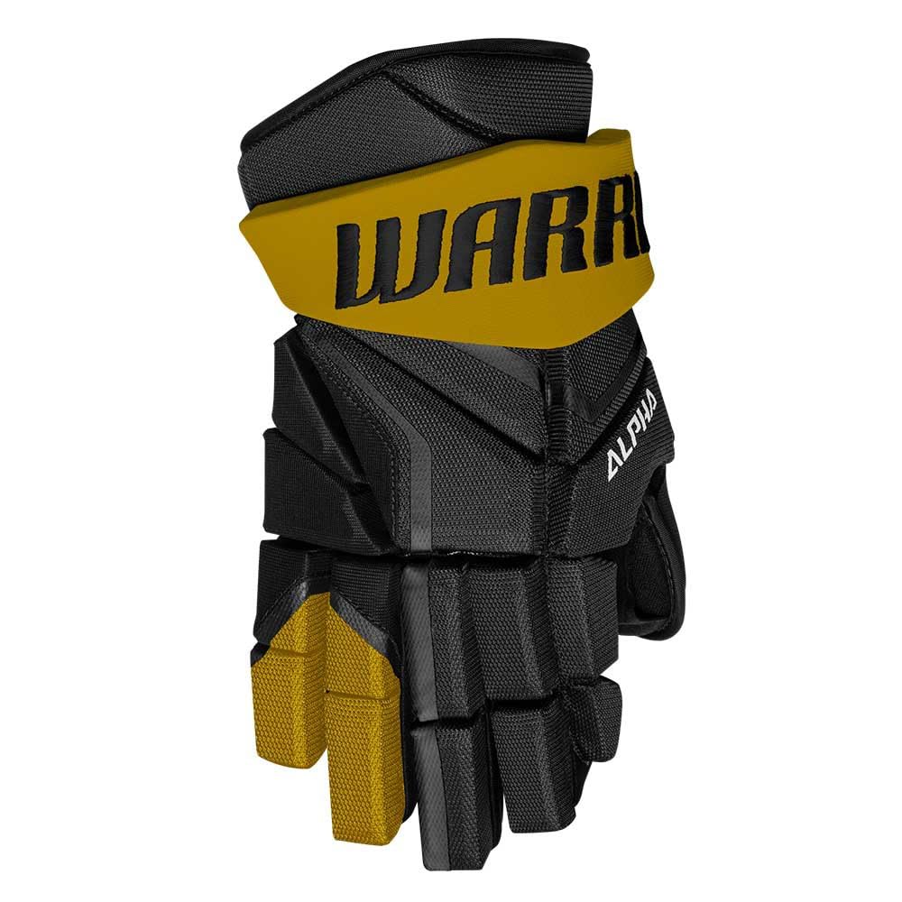 Warrior Alpha LX2 MAX Gants Senior, taille : 14", couleurs : noir/doré