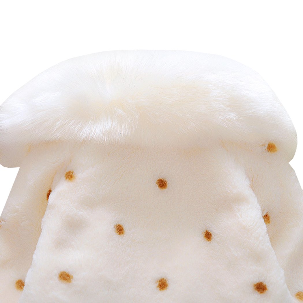 Bébé Fille Manteau Fausse Fourrure Veste Chaud Blousons Filles Princesse Hiver Manteaux