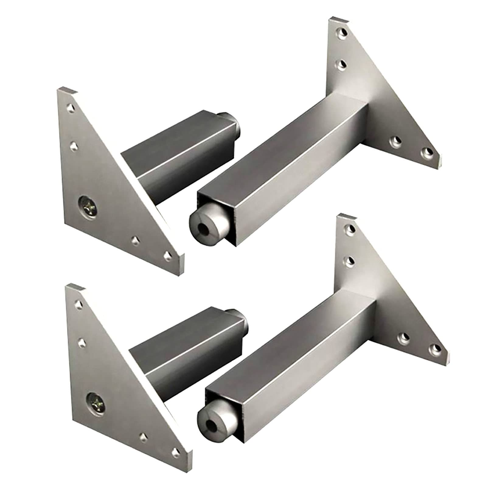 Piedini Per Mobili In Metallo, Lega Di Alluminio Piedino Regolabile Per Mobili Piede di Ricambio per Tavolino da Salotto,Per Tv Cabinet Divano Armadietti Tavolini, 4 Pezzi(30cm/12in)