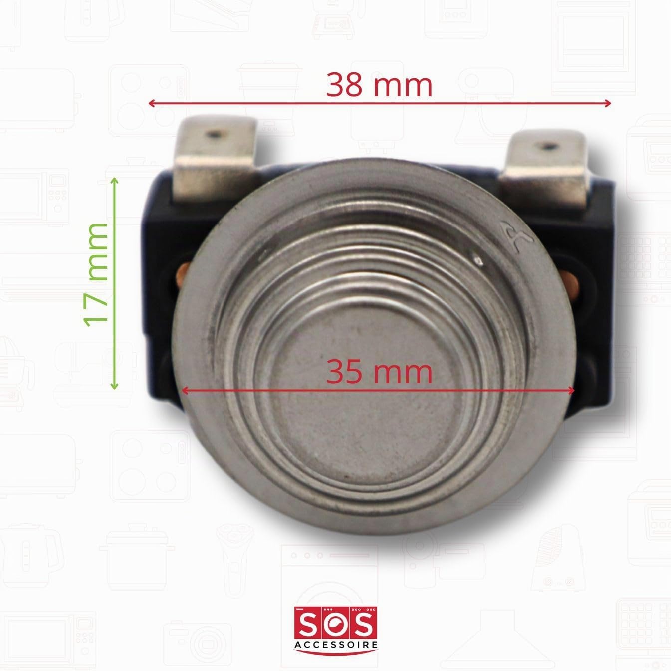 283311AAC Thermostat de sécurité bipolaire 80 ℃