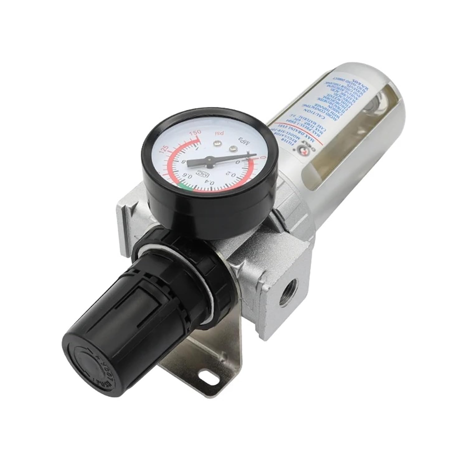 SFR-200 1/4 SFR-300 3/8 SFR-400 1/2 Air Compressor Moisture Water Oil Lubricator Trap Copper Filter Regulator Air Regulator(SFR-SMPM,-300 (Copper core))