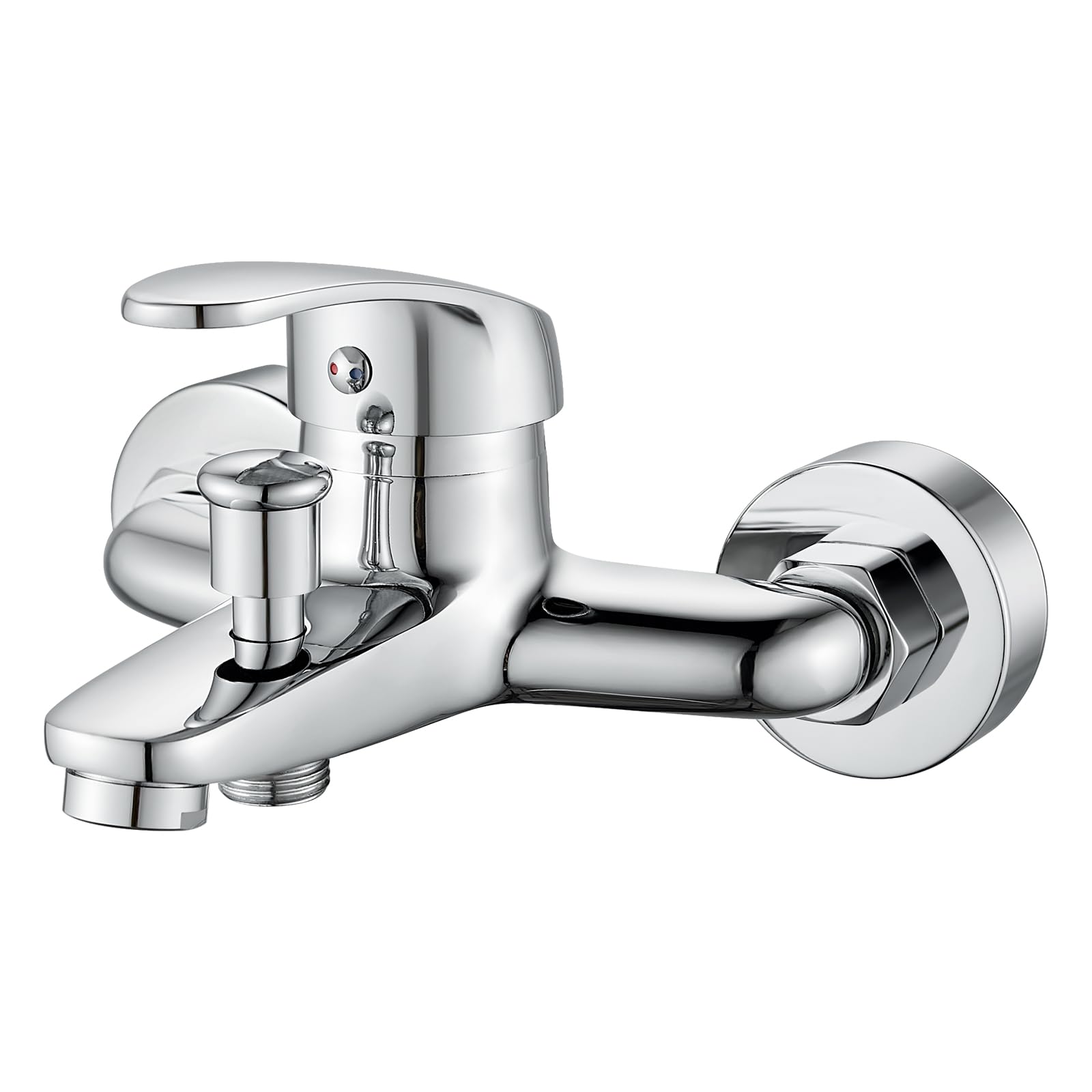 Rubinetto per Vasca da Bagno, Miscelatore monocomando per Vasca, Cromo