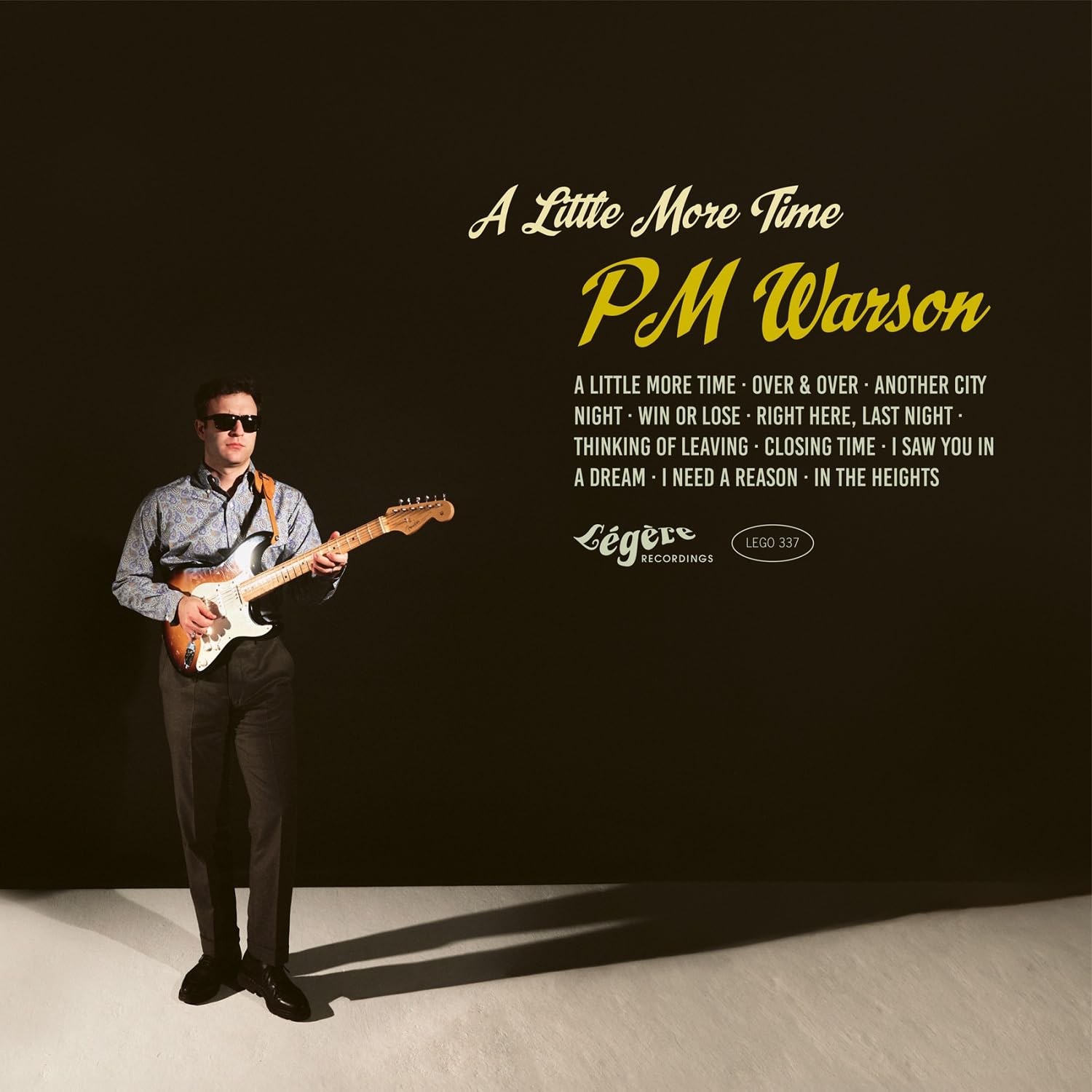 Pm Warson A Little More Time LP vinyl Europe Légère Recordings 2024 LP26621