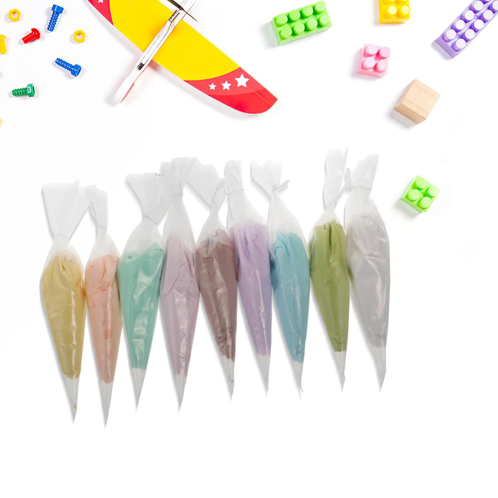 Zerodeko Pegamento para Manualidades 9 Colores Surtidos (cereza, Azul Claro, Azulado, Champán, Aguacate,) Kit de Accesorios DIY para Fundas de Teléfono y Proyectos Creativos