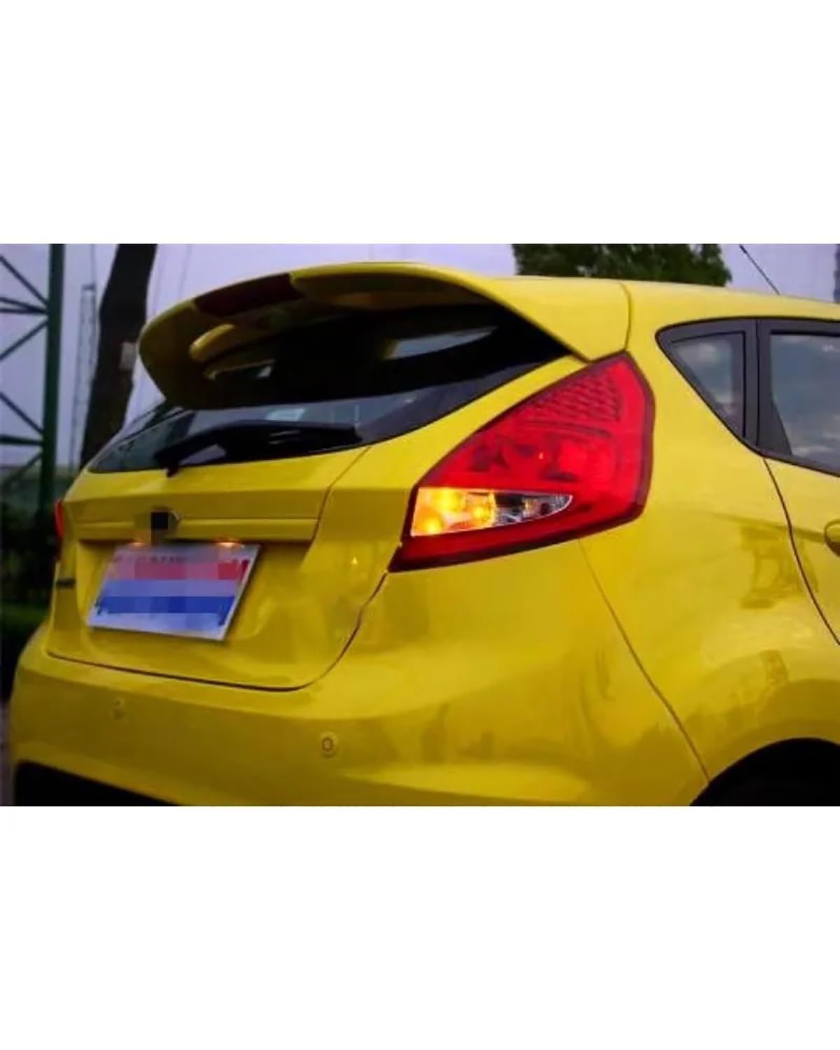 Auto Fanalino Per Ford Fiesta Hatchback 2009-2012 Accessori Auto Gruppo Fanale Posteriore Luci Freni Retromarcia Indicatori Direzione Lampada LED Fanale Posteriore(Sinistra)