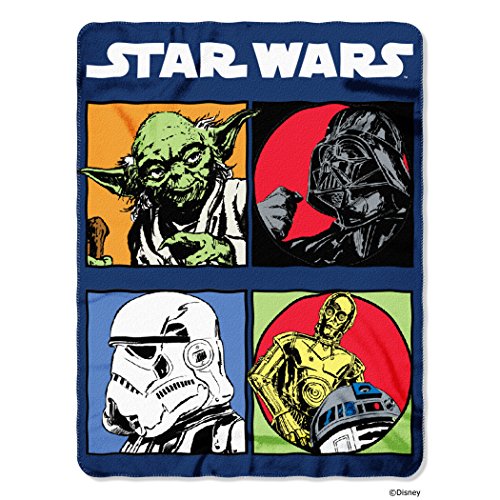 Disney Star Wars, "Long Time Ago" Fleece Throw Blanket, 45" x 60", Multi