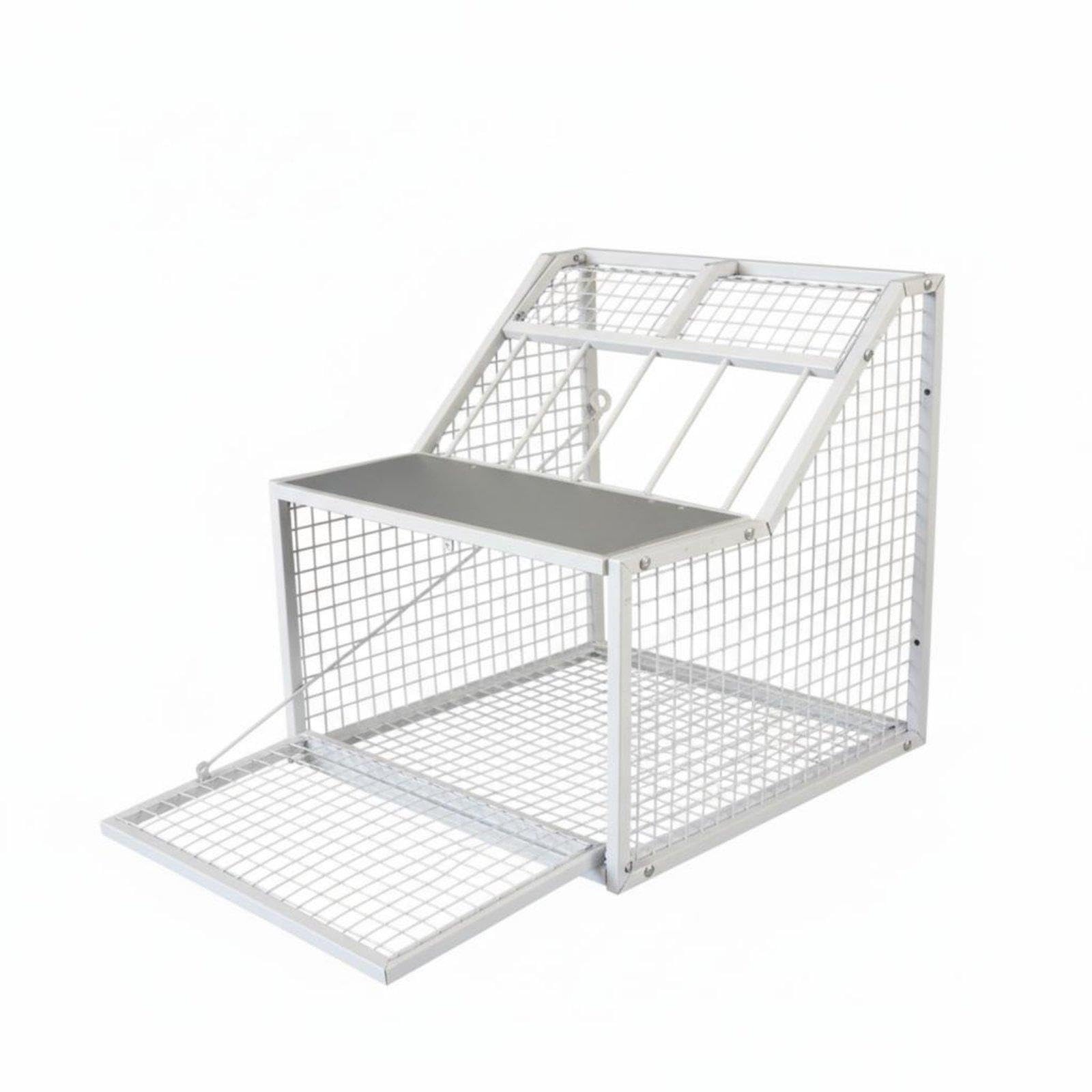 Pigeon Entry Door Rust-Resistant Pigeon Entrance Entry Iron Bar Bird Entrance 50CM White W/Pedal|Pet Supplies| Bird Supplies| Cages-image-39