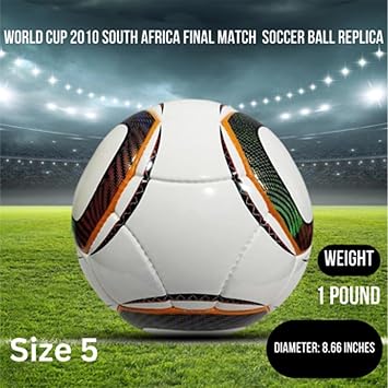 Vintage Size 5 Soccer Ball Hand Stitched PU Leather Collectible Football