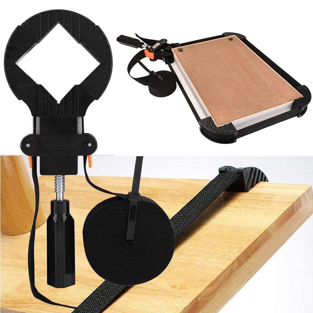 Morsetto Ad Angolo Regolabile - Per Cornici, Legno E Cassetti Con Cinturino In Nylon - Foto 9