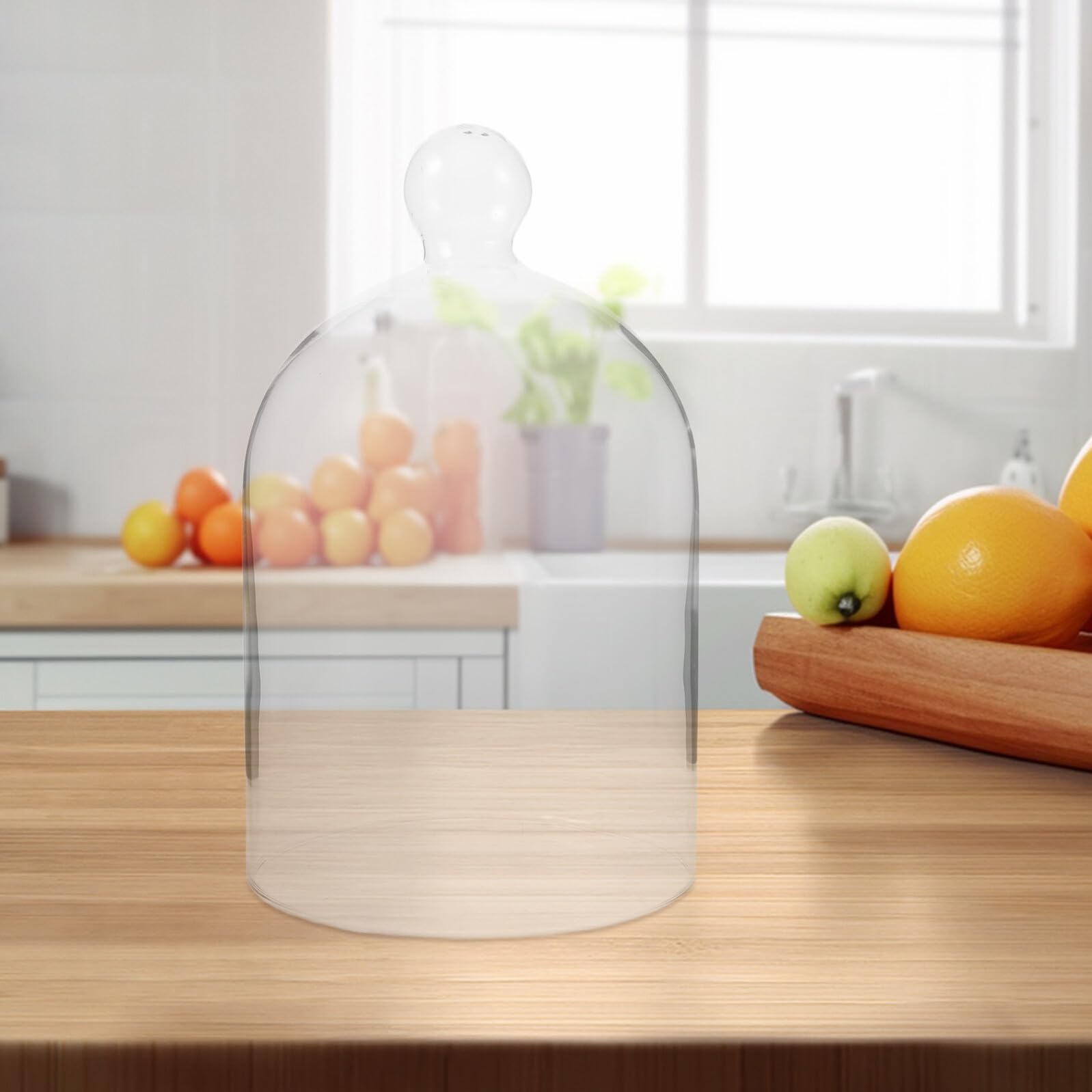 TOYANDONA Sauerteig Wärmer aus Glas für Starter Transparente Glocke zur Fermentation Küchenzubehör für Brotbacken