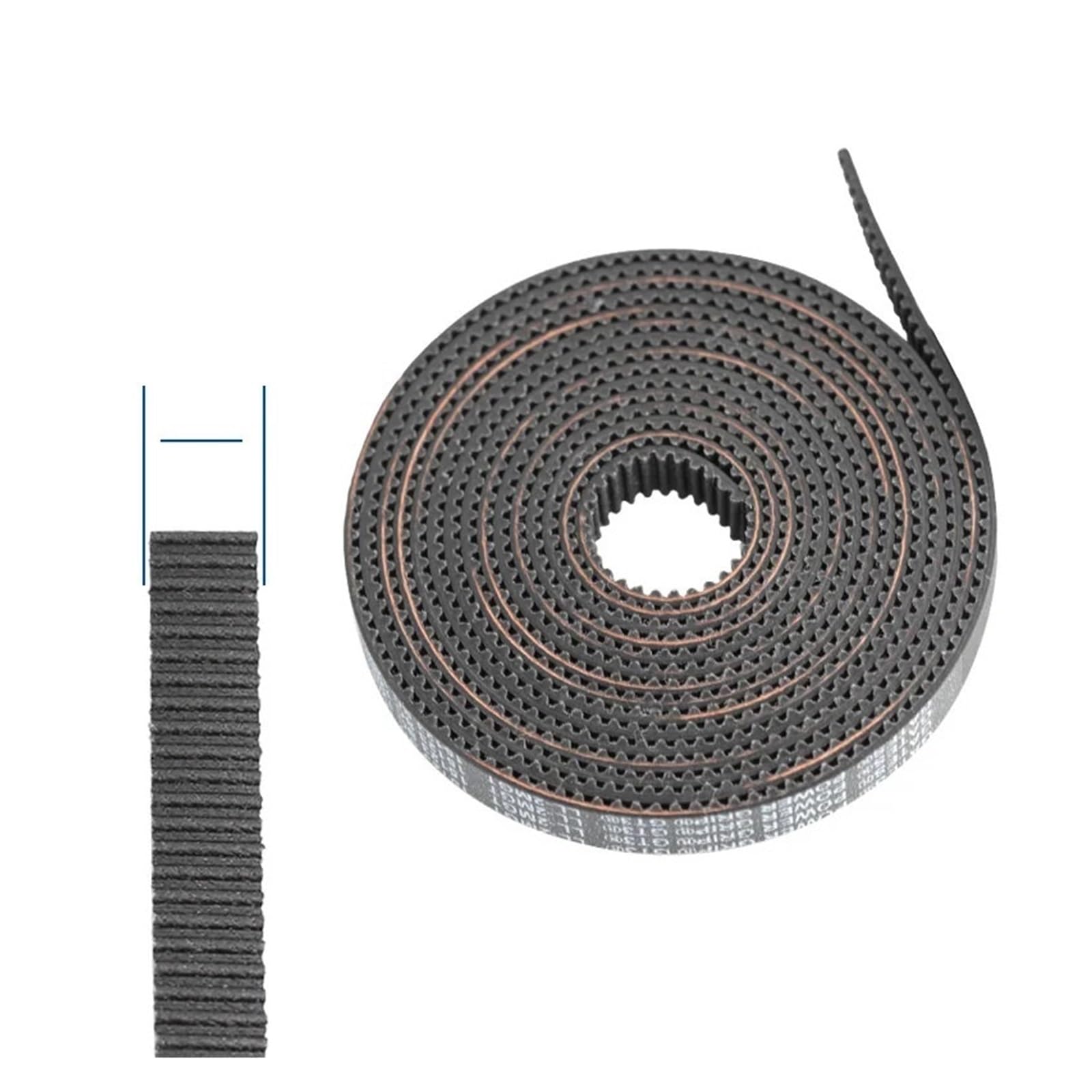 3D Printer Parts Compatible with POWERGRIP GT3 GATES-LL-2MGT Timing Belt Width 6MM, 9MM, 10MM, 12MM Enhanced Precision & Durability(6MM,2M)