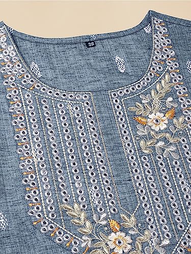 Image of MIRCHI FASHION Women's Straight Fit Paisley Printed And Embellished Kurta Set with Dupatta and Trouser