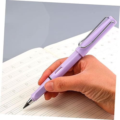 Miniatura 5 de TEHAUX 100 lápices de repuesto con punta de lápiz sin tinta, lápices eternos sin tinta, repuesto de lápiz de metal, suministros escolares, sin