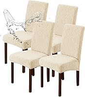 Vista 50 de Genina Fundas impermeables para sillas Parsons de comedor, fundas elásticas para sillas Parsons para comedor, cocina, funda protectora para silla