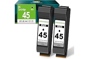 Remanufactured 45 High-Yield Ink Cartridge Replacement for HP 5se45a