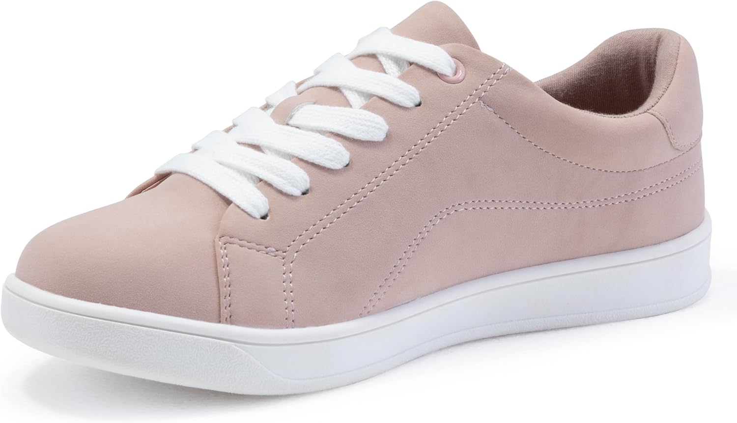 Women's Lace Up Trendy Sneaker Classic Fashion Low Top Walking Shoes - Picture 84 of 109