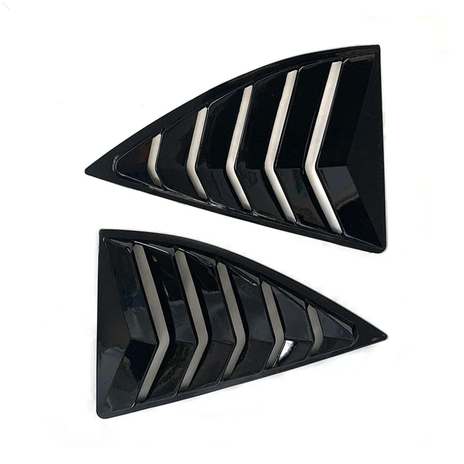 Gloss Black Car Side Window Louver Fit for Chevy Fit for Camaro 5th Gen 2010-2015 2011 2012 2013 Car Rear Window Shutter Cover Spoiler(Glossy Black)