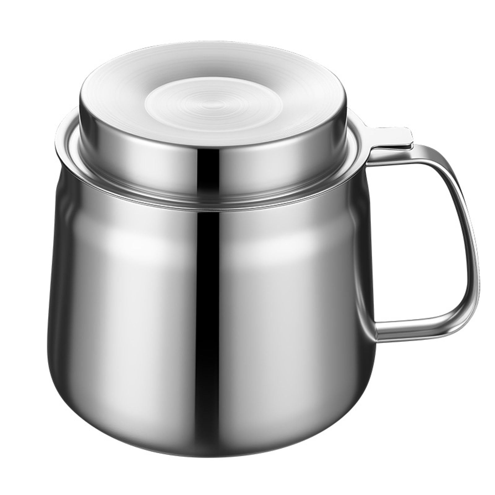 fexxkg 304 Stainless Steel Oil Dispenser Leak Design Large Capacity Kitchen Container With Ergonomic Handle