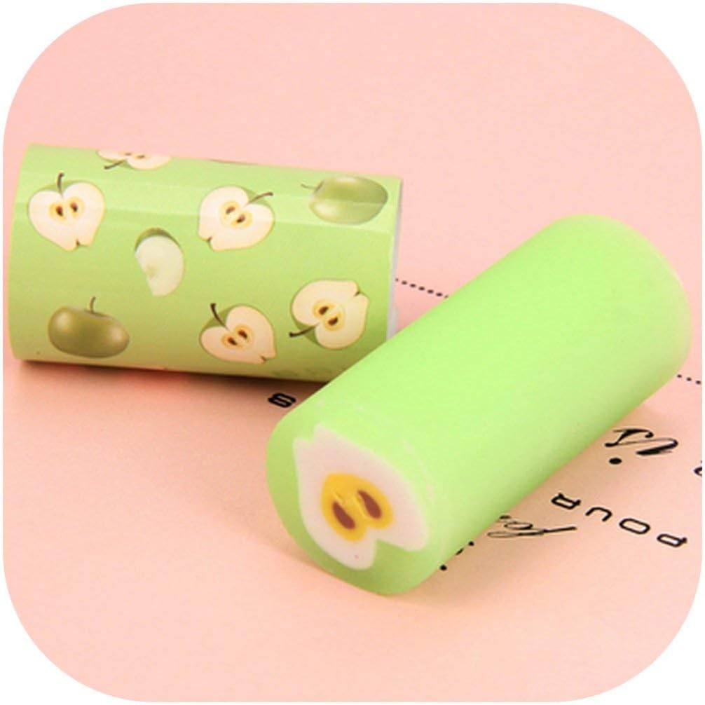 Eraser 1Pc Cute Erasers Fruit Strawberry Lemon Rubbers