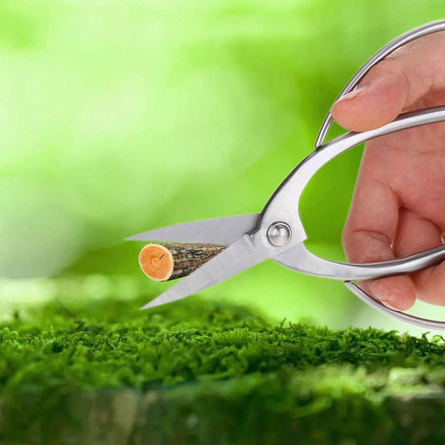 INLIMA Gardening Scissors 1PC Root Pruning Scissors Garden Scissors Stainless Steel Garden Bonsai Scissors Root Pruning Branch Pruning Tools Wear-resistant And Durable.