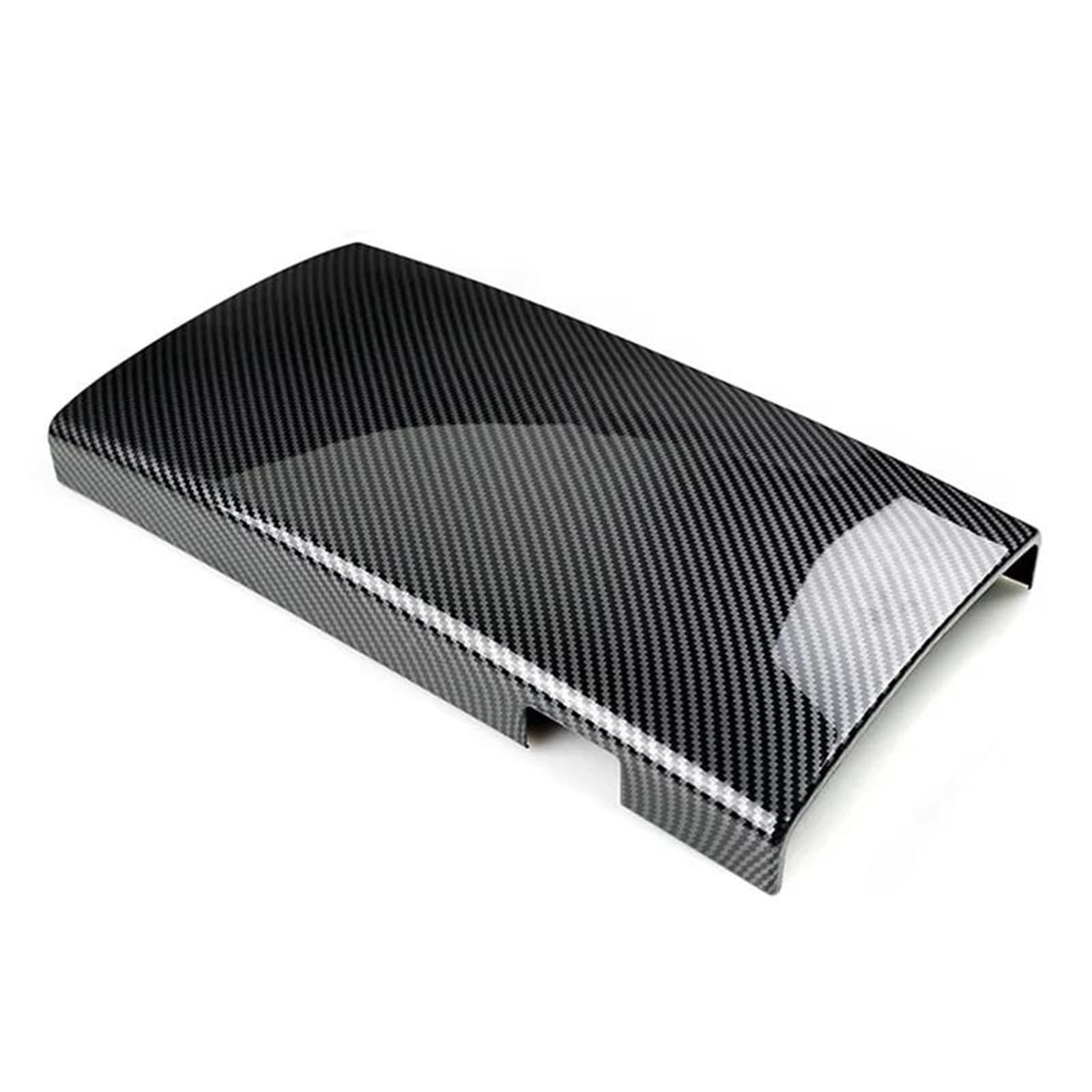 ABS Carbon Fiber Car Center Console Armrest Lid Decorative Sticker for Benz S-Class W221 2008-2012